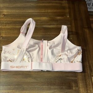 SHEFIT Pink Sports Bra High-Impact Support 4 Luxe
